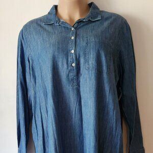 Old Navy denim dress sz XXL blue NWT